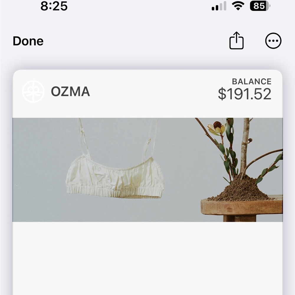 OZMA Store Credit